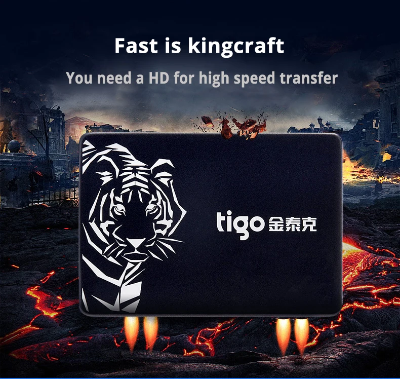 Tigo SSD 120 ГБ 240 ГБ 480 ГБ 2,5 SATA3 Faspeed емкость Внутренний твердотельный накопитель для настольного ноутбука HDD подарок SATA кабель