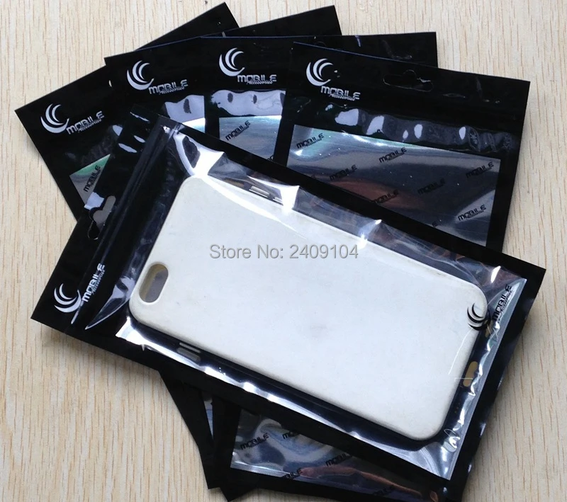 5000 шт 22*12 см пластиковые Ziplock поли пакеты белый чехол для мобильного телефона