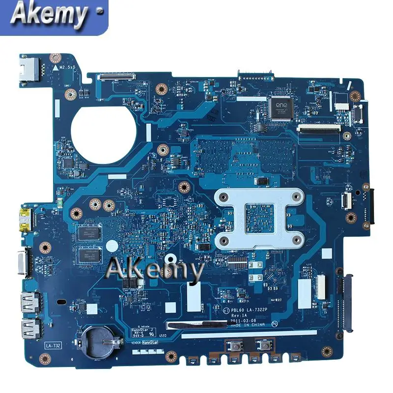 Amazoon X53B материнская плата для ноутбука ASUS X53B K53B X53BY X53BR K53BR K53BE Тесты оригинальная материнская плата PBL60 LA-7322P REV: 1A E450CPU