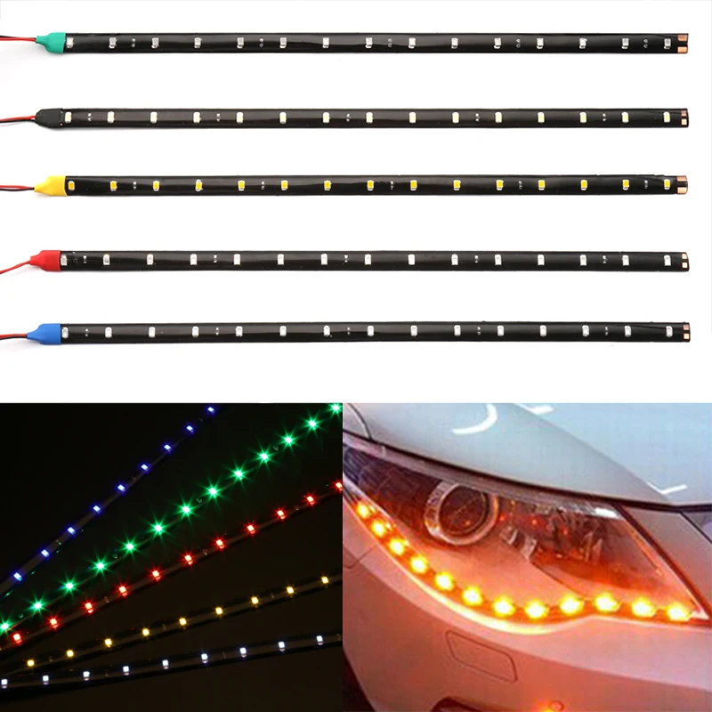 30 см Автомобильные дневные ходовые огни светодиодный светильник полосы высокое