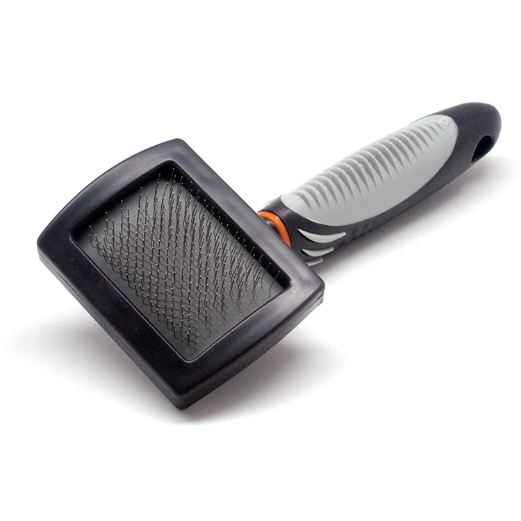 Профессиональный расческа для собак и кошек-мягкая щетка из нержавеющей стали с