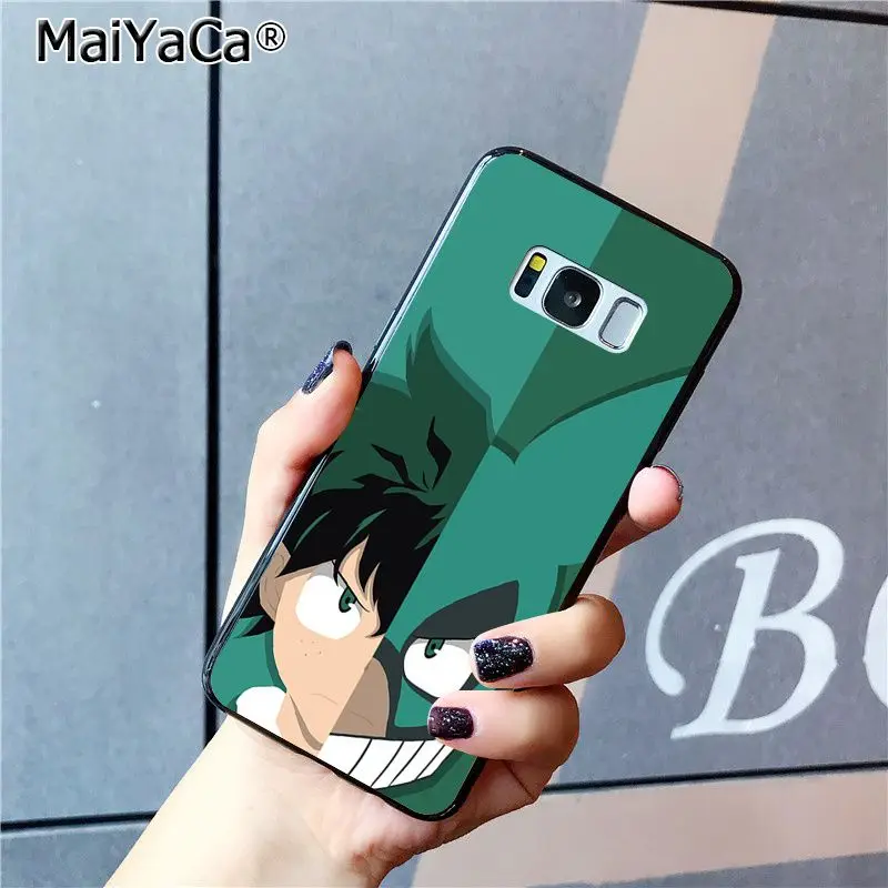 MaiYaCa аниме Моя геройская Академия deku и bakugou чехол для телефона Samsung Galaxy S20 S8 S7 edge S6