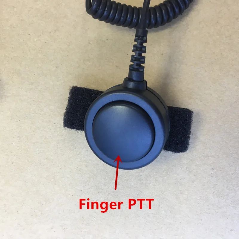 Высокочувствительная гарнитура с микрофоном наушники двойным разъемом PTT K 2