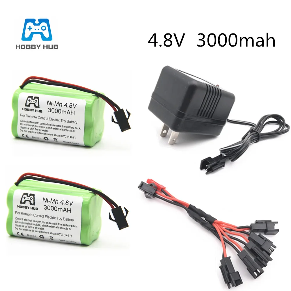 Аккумулятор 5 в 1 hobby hub 4 8 В 3000 мА/ч 2400 2800 с зарядным устройством для