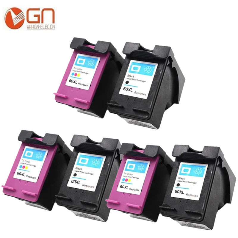 Реконструированный принтер GN 60 XL для hp 60xl Deskjet F2480 F2420 F4480 F4580 F4583 D2530 F4280 C4683|ink cartridge|ink