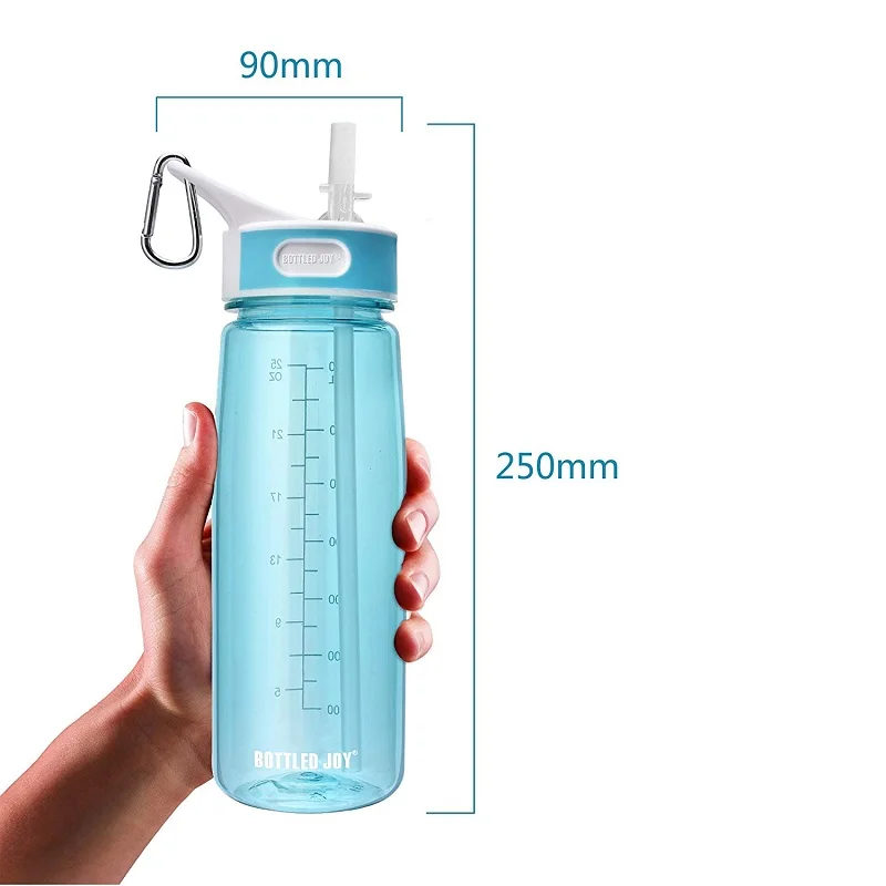 Бутылочки joy drink милые бутылки для воды для детей с соломинкой и ручкой my Tritan bpa бутылка 800 мл