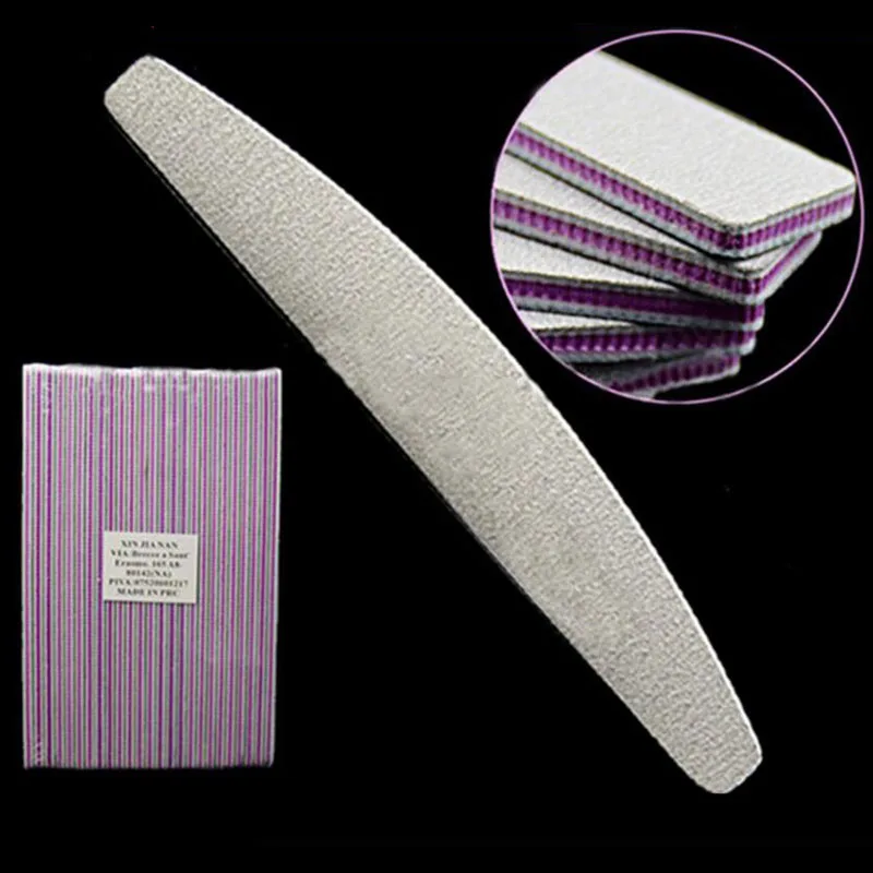 Четыре лилии 4 шт./лот для дизайна ногтей шлифовальная пилка с C изогнутой