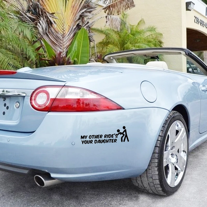 Автомобиль Stying My Other Ride-это ваша дочь наклейка на автомобиль фургон велосипед
