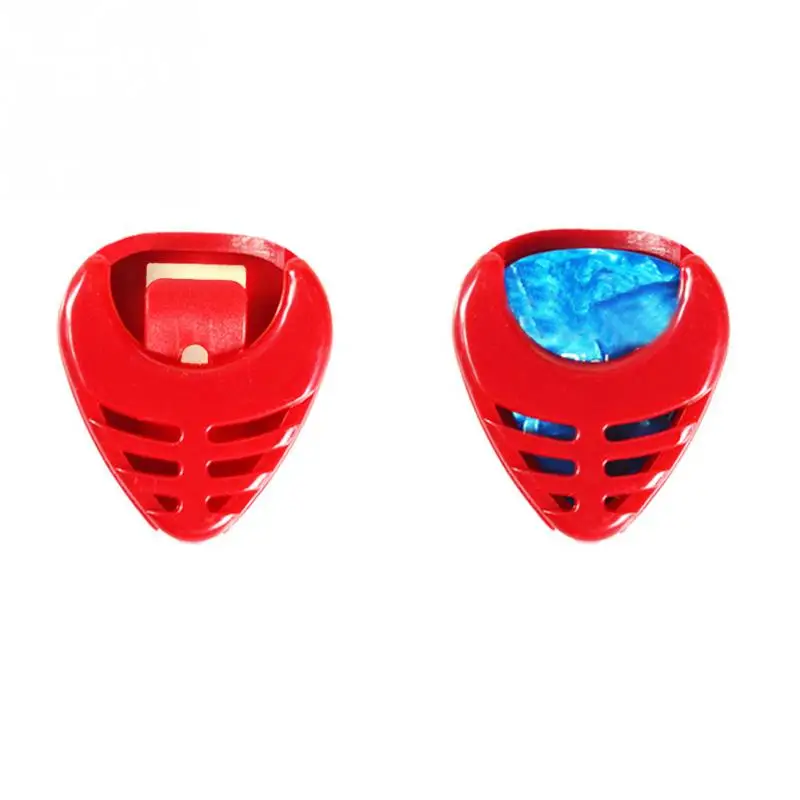 Прочный пластиковый держатель для гитарных палочек в форме сердца 6 шт.