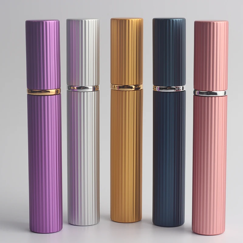 Новое поступление 8 мл портативный мини-флакон для духов для путешествий Vaporizador 6 цветов флаконы для парфюма для распыления ароматизатор чехол для насоса