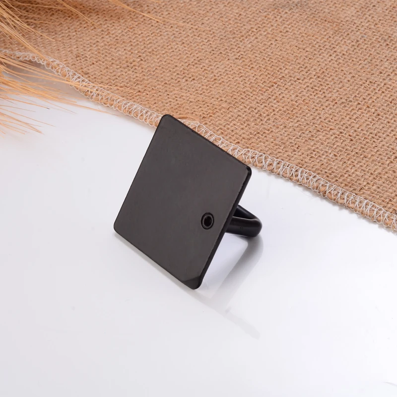 Robe Hooks Black Bathroom Hook for Towels Key Bag Storage Rack Suction Decorative Single Coat Wall Hanger Mounted No Nail | Обустройство
