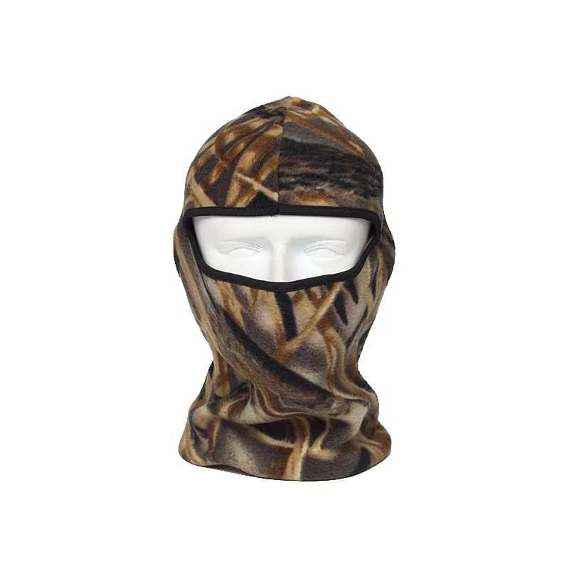 Прямая поставка теплая камуфляжная Теплая Флисовая Балаклава зимние