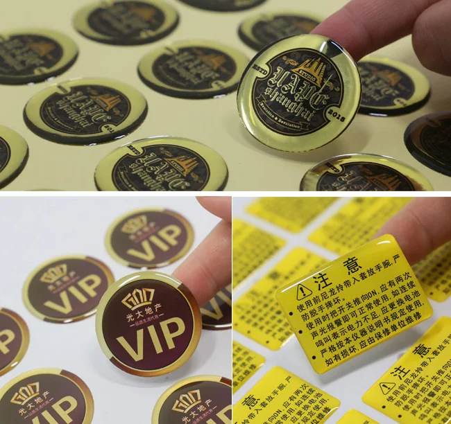 3D exposy dome resin stickers, stereo crystal transparent drip cameo embossed plastic clear dots, Item No. CU14