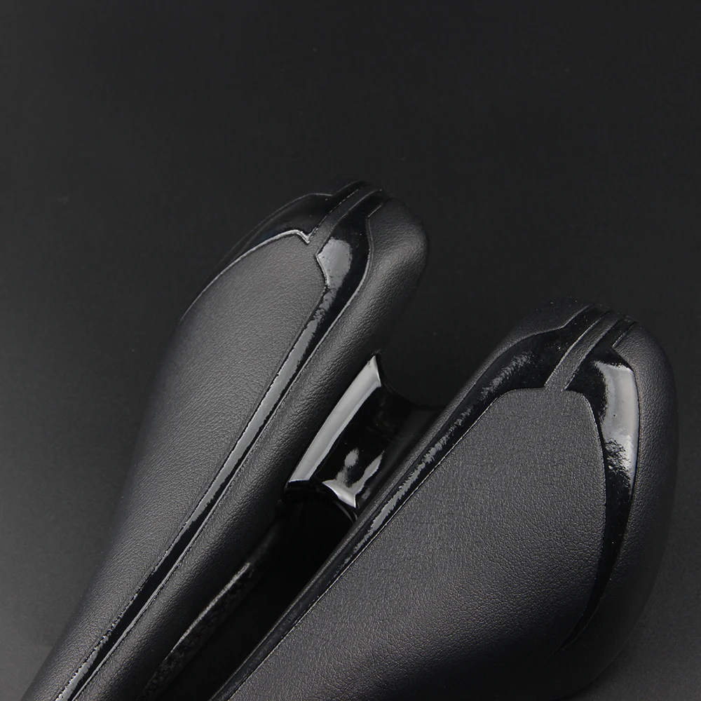 Велосипедное седло из углеродного волокна супер легкие кожаные подушки сиденье