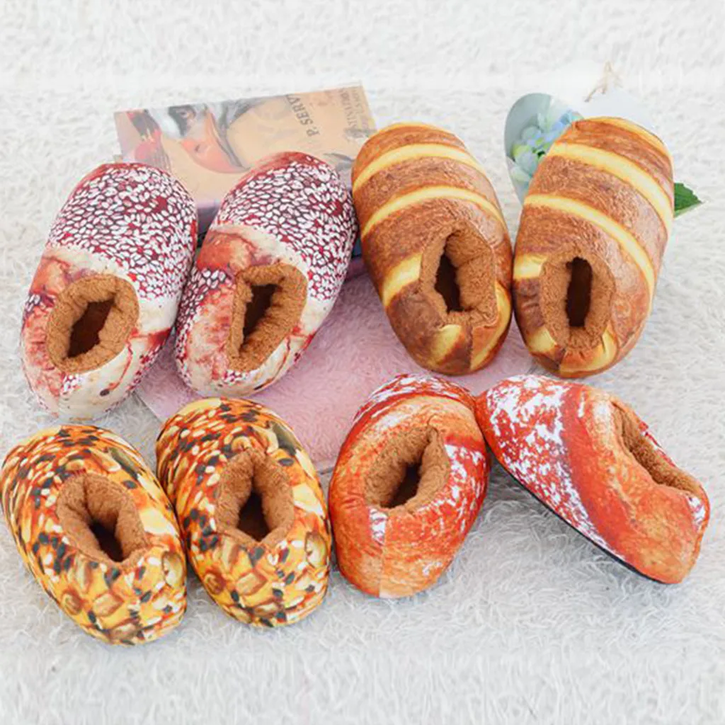 Шлепанцы с мехом для мужчин и женщин теплые зимние тапочки хлопок мягкая обувь