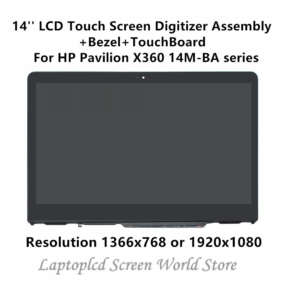 FTDLCD 14 ''HD FHD светодиодный ЖК дисплей сенсорный экран дигитайзер + рамка