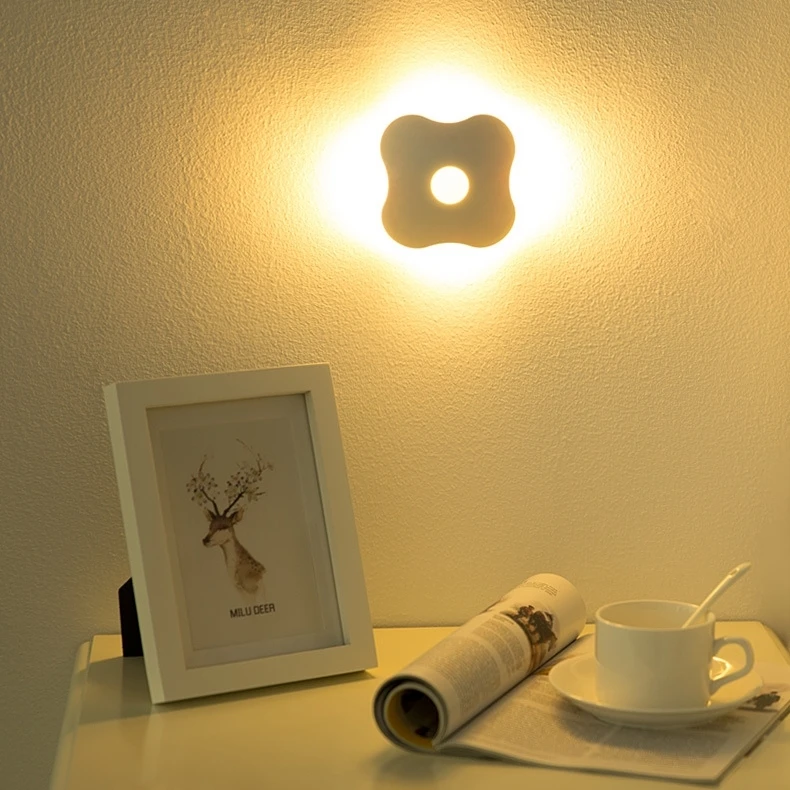 Светодиодный ночник с датчиком движения индукционный светильник питанием от USB