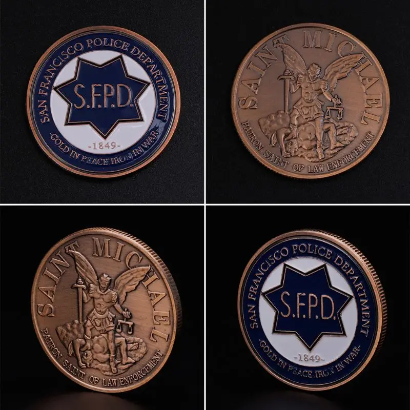 Памятная монета в Сан-франсиске Полицейская коллекция сувенирные монеты