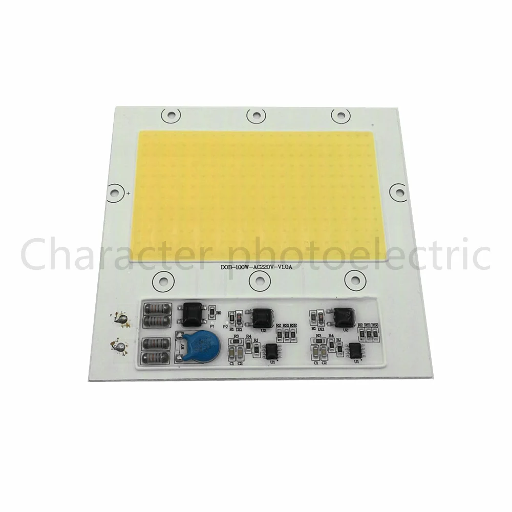 100 Вт 220 В COB LED 3000 3500 К теплый белый вход источник света для интегрированного