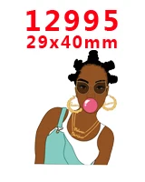 12995 30 шт мультфильм персонаж плоское украшение из смолы PR 12458 - Цвет: 12995