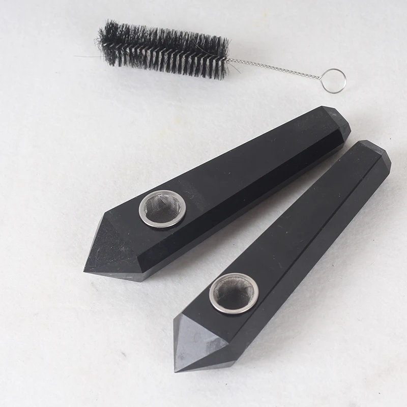 

(90-100 mm) 100% natural quartz crystal smoking pipe wands reiki healing gifts wholesale price