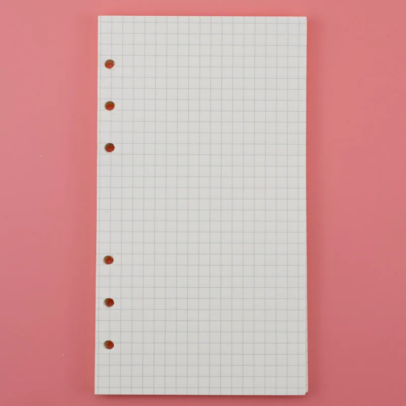 A7 n24 n72 n66 кольцо папка катушки n32 дневник caderno n26 креативный милый школьный A6 Тетрадь дневник - Цвет: grid