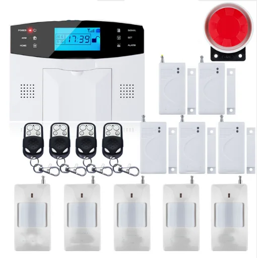 30A3003 SmartYIBA Беспроводная GSM сигнализация, домашняя сигнализация, детектор движения, дверной магнитный датчик, система охранной сигнализации, комплекты - Цвет: 30A3003