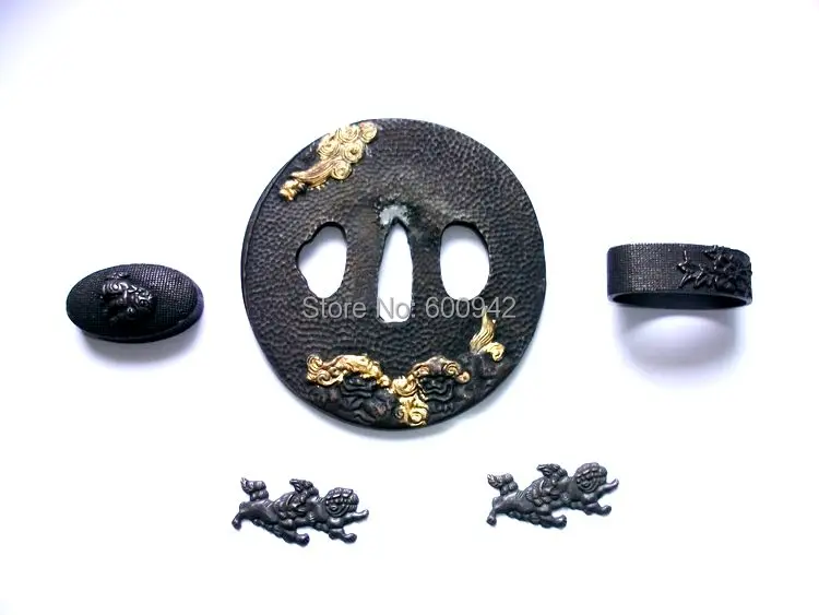 Кованый комплект Tsuba для меча-меча ниндзя катаны широкополосного меча из сплава