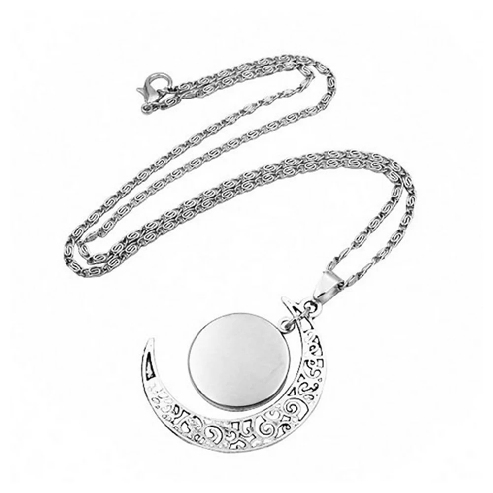 Для женщин Neckalce изысканный Козерог кулон с дизайном полумесяц Роскошные время