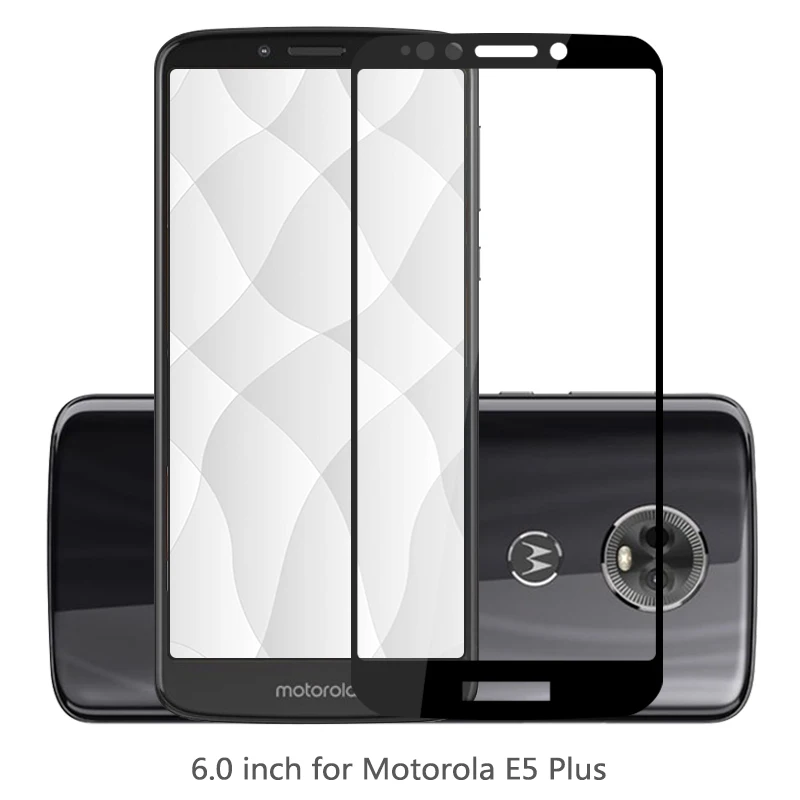 Для Motorola E5 Plus защита экрана закаленное стекло для полное покрытие Защитная
