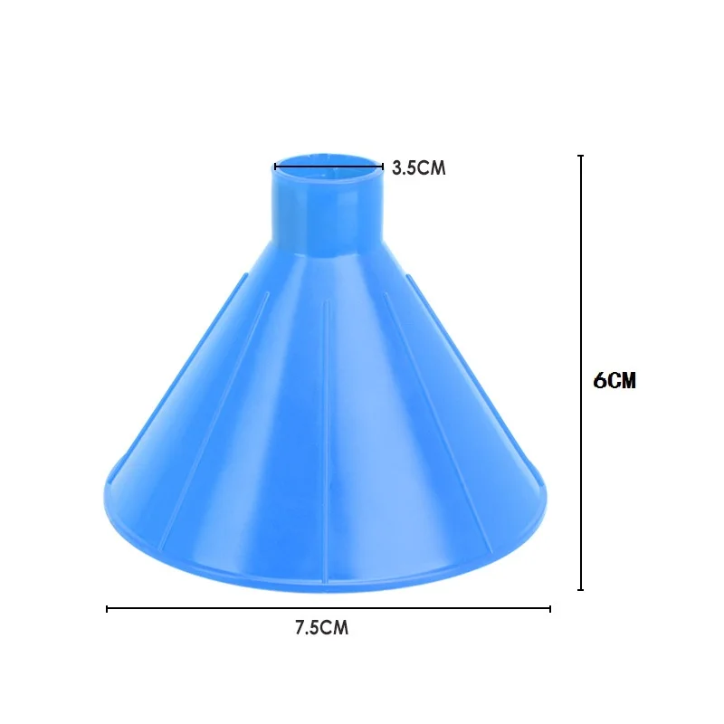 1 шт. снега царапать Магия ледовый лопатой в форме конуса Воронка снег Remover
