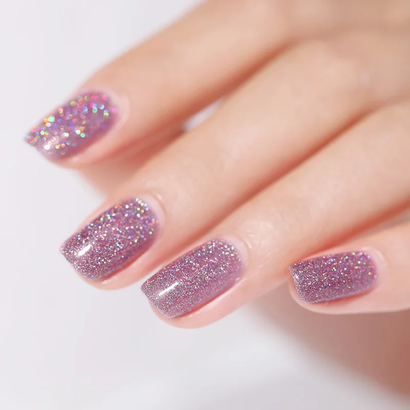 BORN PRETTY 6 мл голографический Блеск Гель-лак Bling Laser Soak Off UV Гель-лак для нейл-арта дизайн