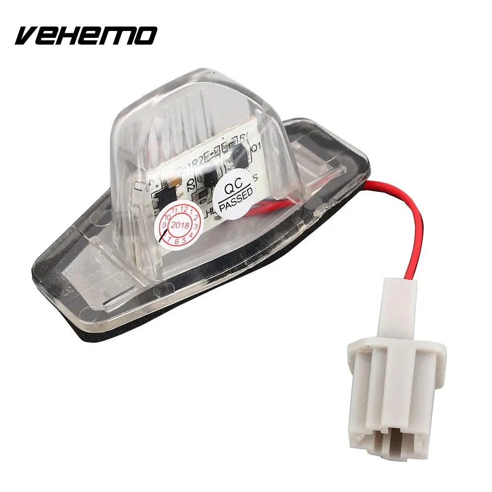 Vehemo 2PCS Number Plate Light Rear Lamp LED License Error Free for Honda Replacement | Автомобили и мотоциклы