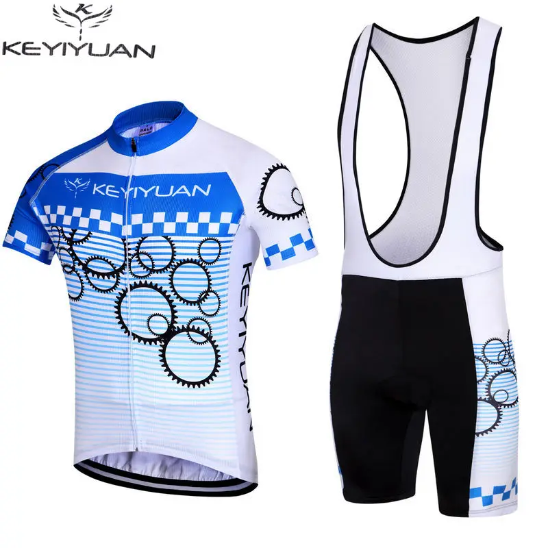 KEYIYUAN мужские велосипедные Джерси Ropa Ciclismo одежда шорты с подкладкой командная для
