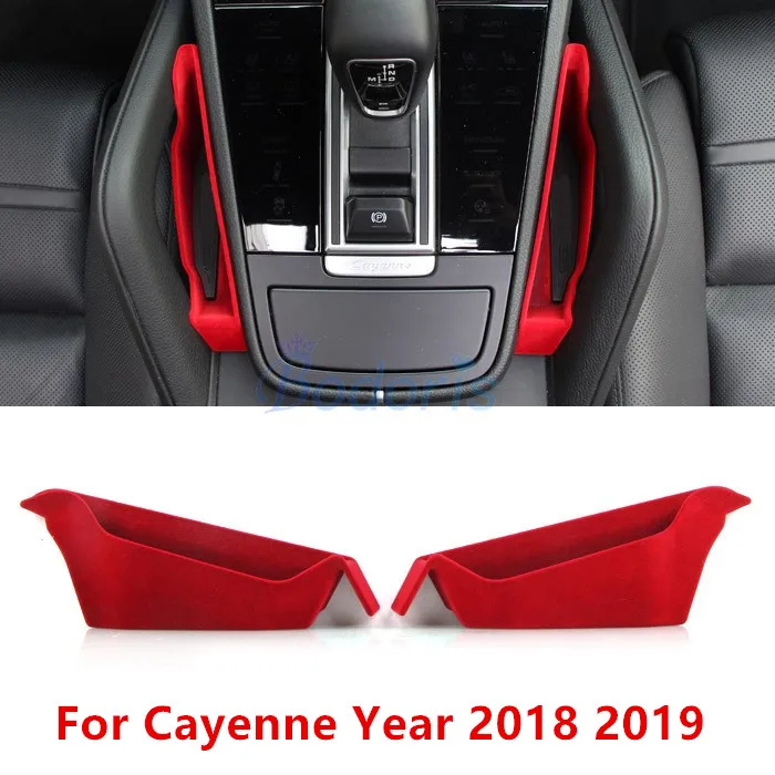 Red Color 2018-2019 Аксессуар для Porsche Cayenne 2011 2012 2013 подлокотник держатель Gap коробка для хранения консоли автомобильный Органайзер - Название цвета: Red Color 2018-2019