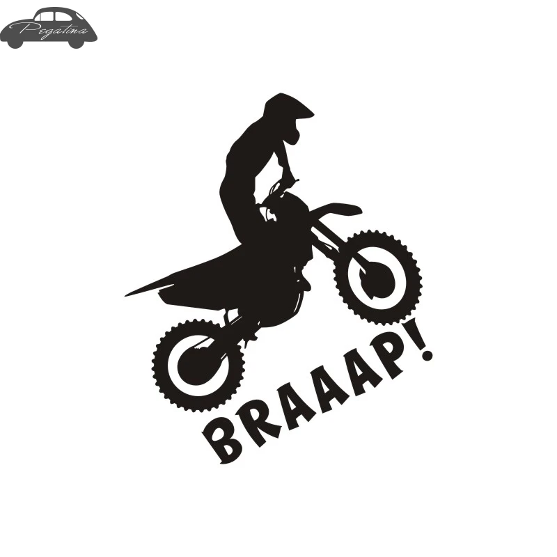 BRAAAP наклейка для мотокросса мотоциклетные плакаты виниловые наклейки на стены