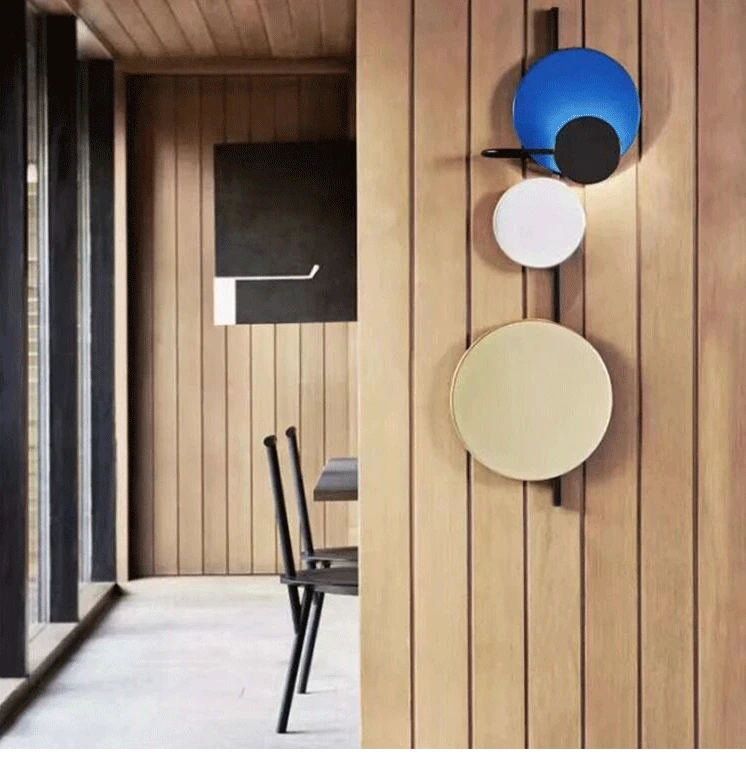 Настенный светильник Северной Европы красочное креативное железное освещение
