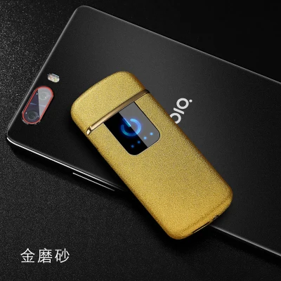 Бесплатный Лазерный Логотип Usb Электронная сигарета зажигалка ветрозащитный Вольфрам турбо Зажигалка пламя меньше металла плазменная зажигалка для свечей