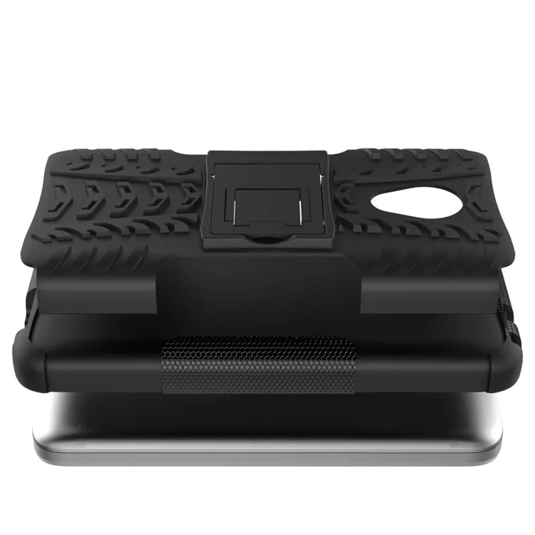 Dual Layer Soft Rubber & Hard PC Back Armor Case With Kickstand Anti Shock Cover For Alcatel U5 5047 5044D 5047Y /Optus X SPIRIT |