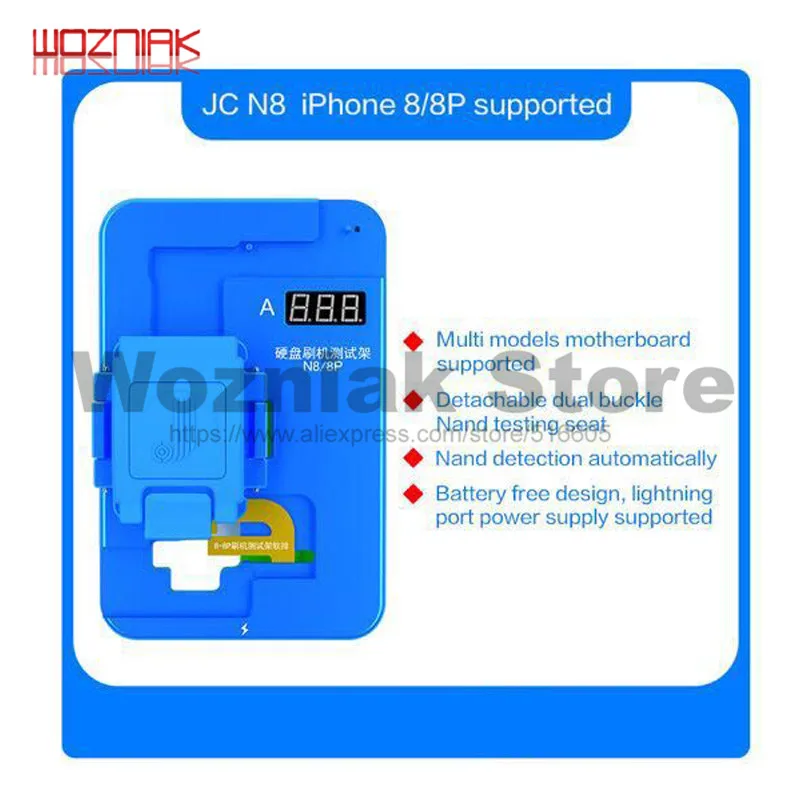 JC NAND HDD buushing тестирования фиксированной приспособление фиксированное для IPHONE 7/7 P/8 8P X/XS/xsmax жесткого диска щетка машина испытания Функция