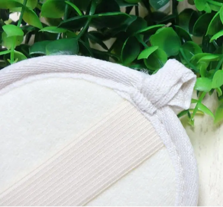 

1000pcs/lot 11*11cm Round Shape Natural Loofah Pad Loofah Sponge Bath Shower Face Body Exfoliator Bath SN175