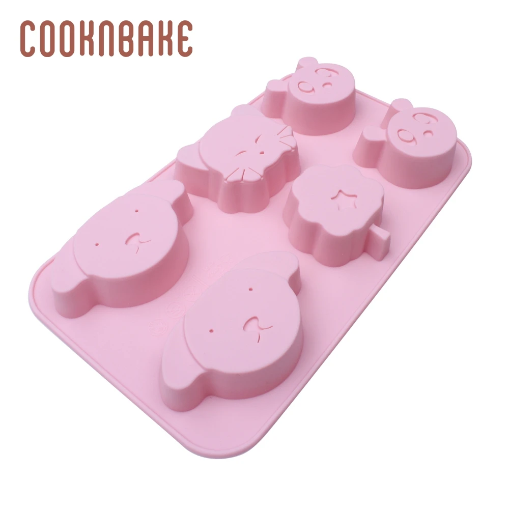 CDL-016 COOKNBAKE силиконовые формы для мыла Микки Маус Силиконовые формы для выпечки тортов Микки форма для желе, пудинга diy украшения торта - Цвет: CDL-016