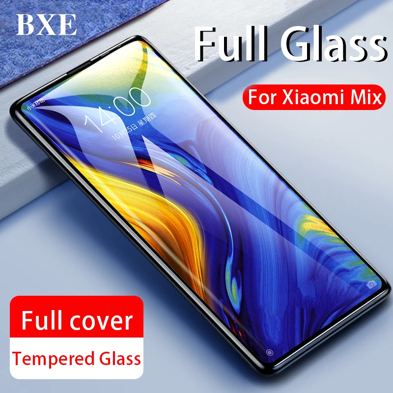 BXE 9D полное закаленное стекло для Xiaomi Mi Mix 2 2S 3 Защита экрана 0 26 мм защита от синего