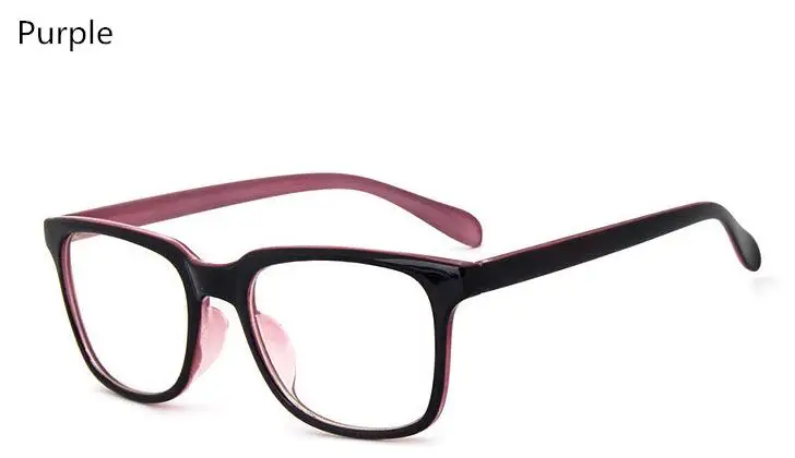 C7 Inner Pink Негабаритных рецепт очки тренд унисекс Квадратные прозрачные очки с 0 градусов зрелище Рамки Винтаж оптика очки рамки - Цвет оправы: C7 Inner Pink