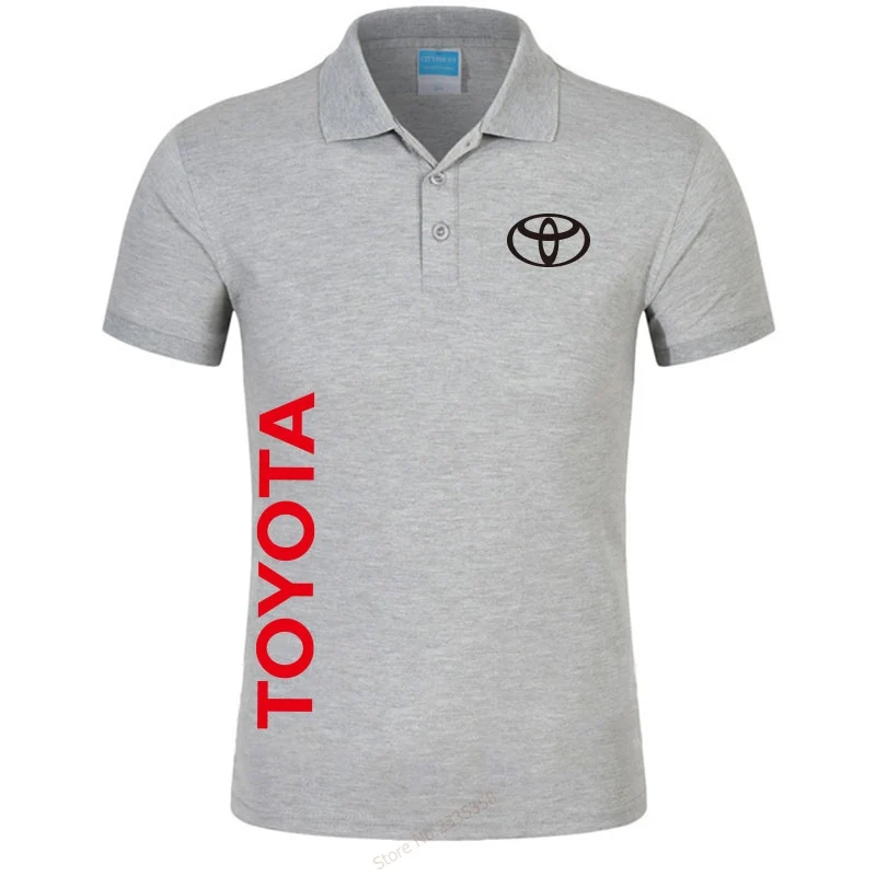 S-3XL, фирменная новинка, Мужская рубашка поло toyota, высокое качество, мужская хлопковая рубашка с коротким рукавом, брендовые майки, летние мужские рубашки поло