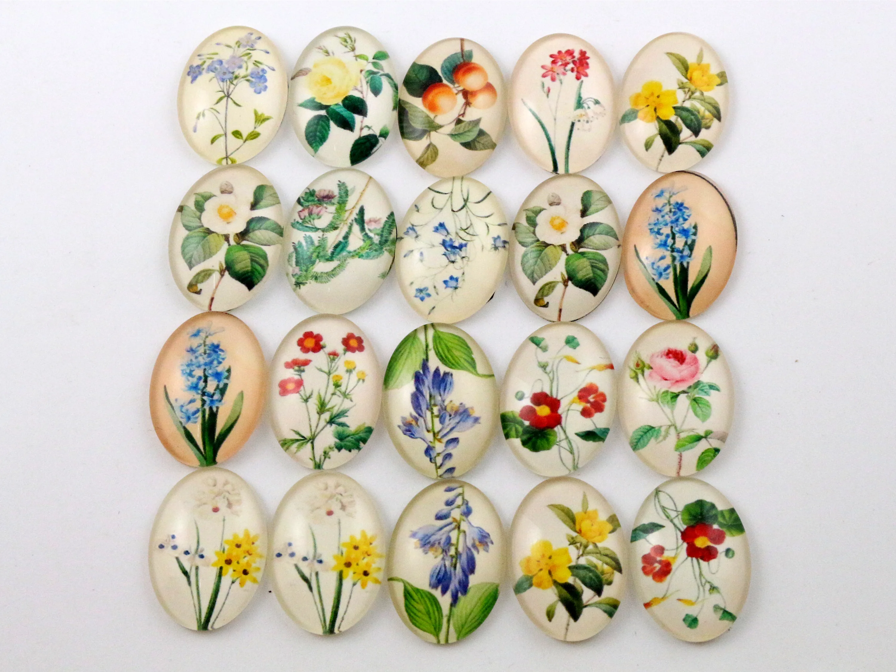 10 шт 18x25 мм микс ручной работы фото стекло кабошоны (I6 27)|cabochon findings|cabochon settingcabochon diy |