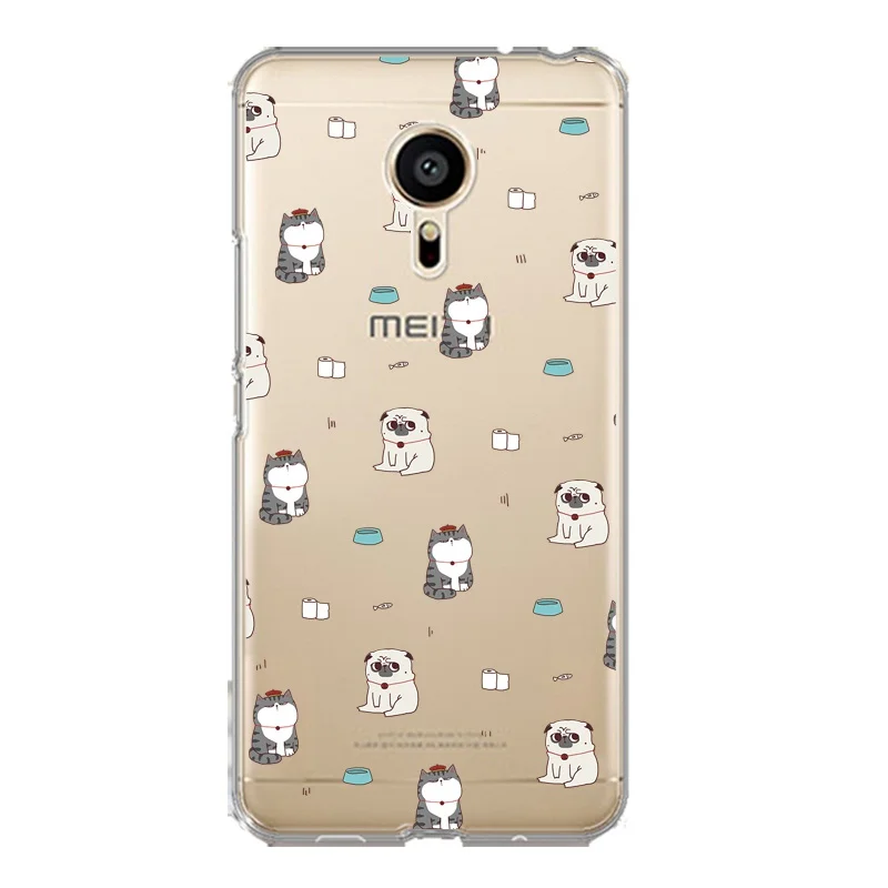 House Soft Clear TPU Phone Case For meilan MX6 pro6 U20 U10 A5 M5 M5S E E2 Rabbit Dog Bear Printed Coque Bag Cover Free Shipping | Мобильные
