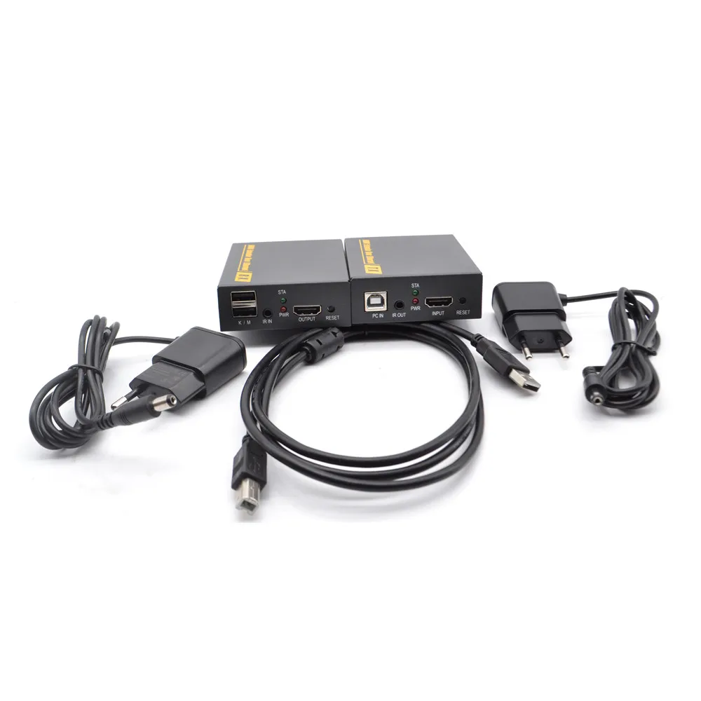 150m IP KVM удлинитель USB HDMI Поддержка ИК ZY DT103KM через TCP/IP от RJ45 UTP/STP CAT5 CAT6 сеть|hdmi kvm