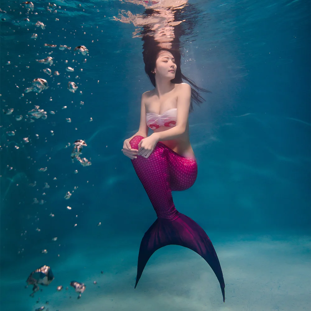 3 шт./компл. Новые взрослых одеяло «хвост русалки» Swimmable набор бикини для Для женщин Костюмы для косплея купальные костюмы