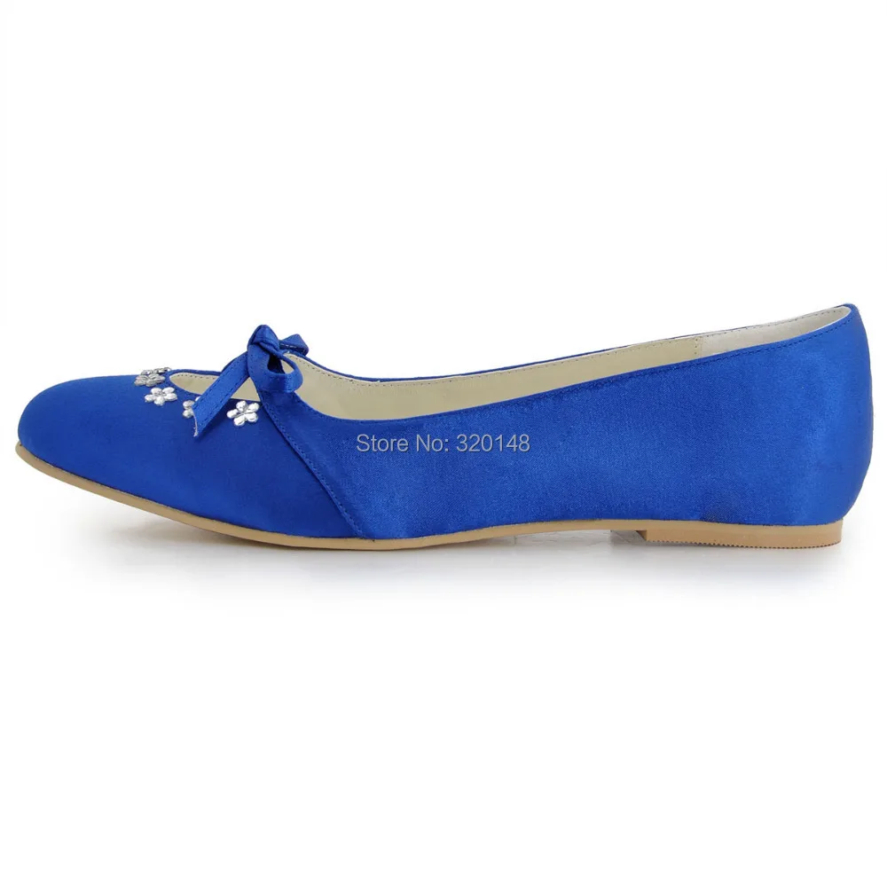 Женская обувь на плоской подошве Королевский синий и красный цвета женская EP2030